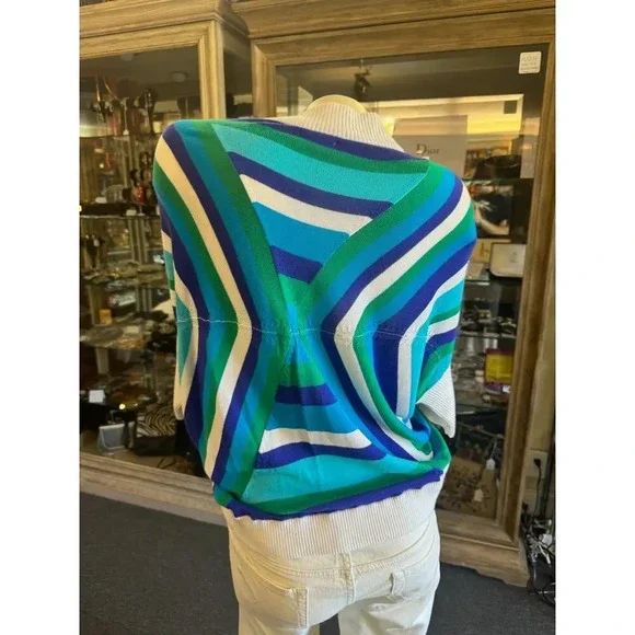 Cache 00s Striped Sweater Cardigan - Picture 2 of 3